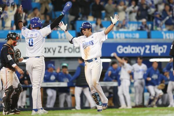 삼성 김영웅이 2홈런 6타점으로 팀 승리를 이끌었다. (사진=삼성)