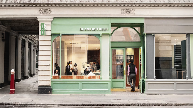 미국 카페 프랜차이즈 ‘블랭크 스트리트’ 전경. 블랭크 스트리트 공식 홈페이지
