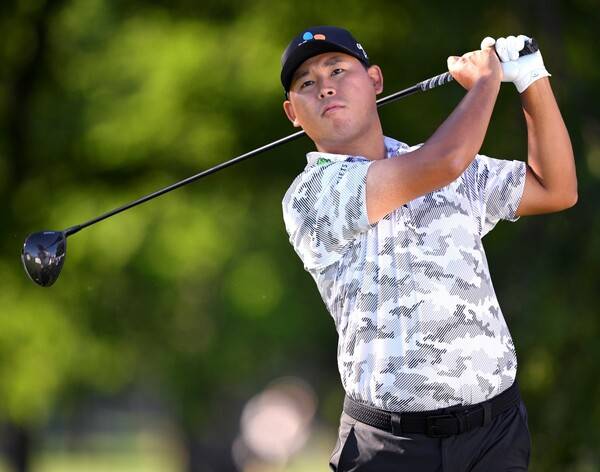 한국프로골프(KPGA) 투어와 DP월드투어가 공동 주관하는 2025년 제네시스 챔피언십에 출전하는 김시우 프로. 사진은 2025년 미국프로골프(PGA) 투어 더CJ컵 바이런 넬슨에 참가했을 때 모습이다. 사진제공=Getty Images for THE CJ CUP Byron Nelson (사진을 무단으로 사용하지 마십시오.)