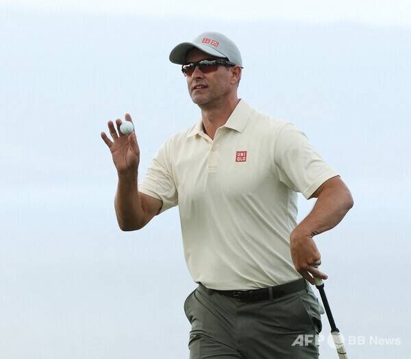 한국프로골프(KPGA) 투어와 DP월드투어가 공동 주관하는 2025년 제네시스 챔피언십에 출전하는 애덤 스콧. 사진제공=ⓒAFPBBNews = News1 (사진을 무단으로 사용하지 마십시오.)