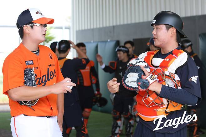 김서현-김지현 형제. 한화 제공