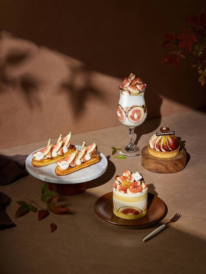 ‘가든카페’ 무화과 디저트 4종 / 사진=파라다이스시티