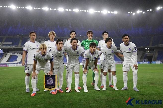 산프레체 히로시마 선수들. 사진=한국프로축구연맹