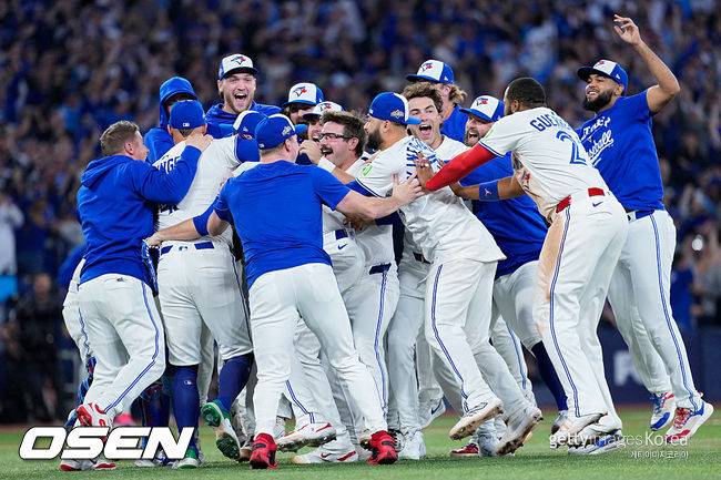 [사진] 토론토 블루제이스. ⓒGettyimages(무단전재 및 재배포 금지)