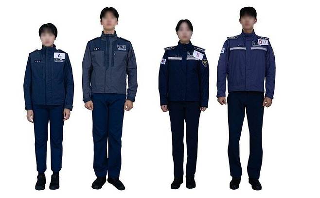 개선된 경찰 외근점퍼 시제품 디자인. 경찰청 제공