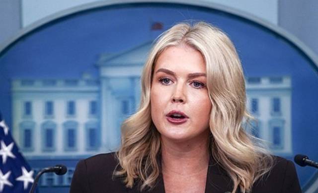 캐롤라인 레빗 백악관 대변인. 연합뉴스