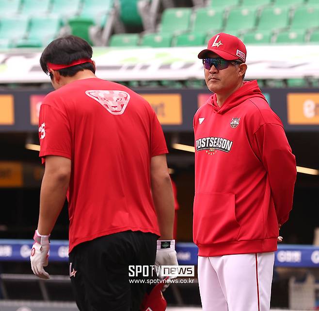 ▲ 이숭용 감독은 오는 10월 25일부터 시작될 마무리캠프에서 강도 높은 훈련을 예고했다 ⓒ곽혜미 기자