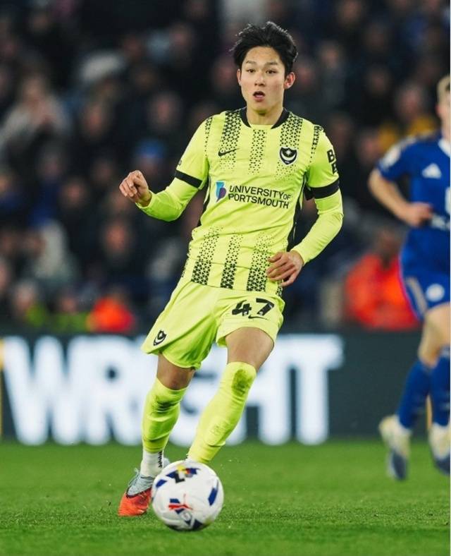 양민혁. /사진=포츠머스 SNS