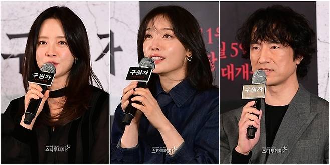 송지효, 김히어라, 김병철, 사진|강영국 기자