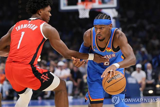 오클라호마시티의 샤이 길저스알렉산더 [AP=연합뉴스]