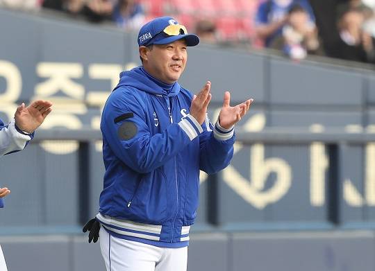 시범경기 1위로 팀을 이끈 삼성 박진만 감독(사진=삼성)