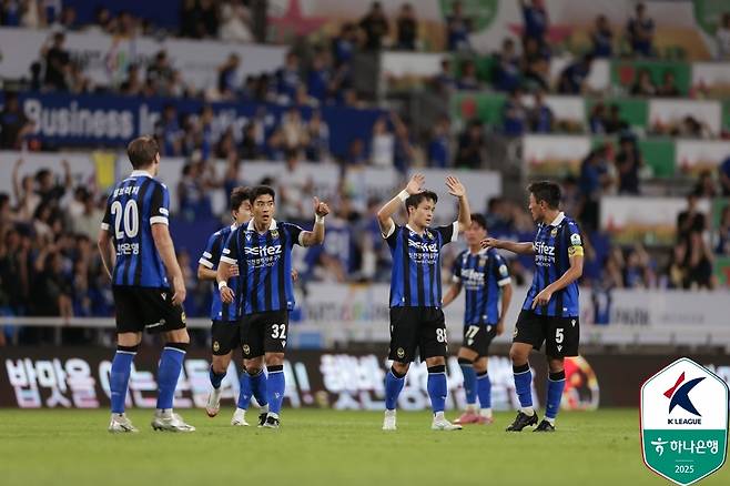 K리그2 조기 우승 확정을 노리는 인천 유나이티드(한국프로축구연맹 제공)