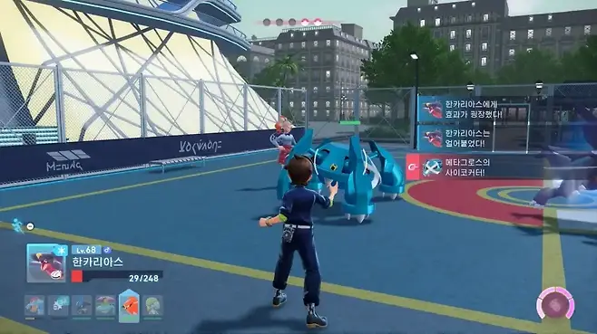 ▲ 상대의 지진을 무효화하는 플레이. 해로운 새이자 39,420의 명성은 이번 작품에서 더욱 돋보입니다