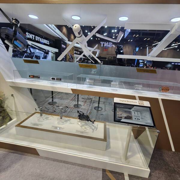 풍산 드론 전시물. 한양경제 하재인