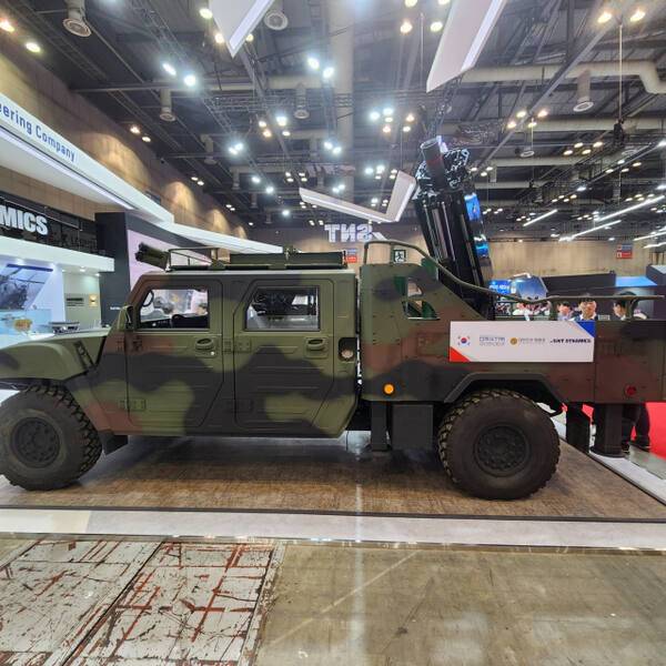 SNT다이내믹스의 소형 전술차량 120㎜ 박격포체계. 한양경제 하재인