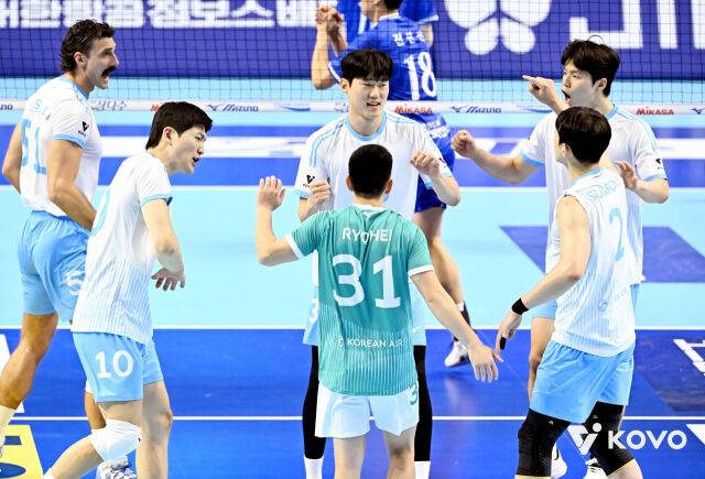 대한항공 배구단./KOVO