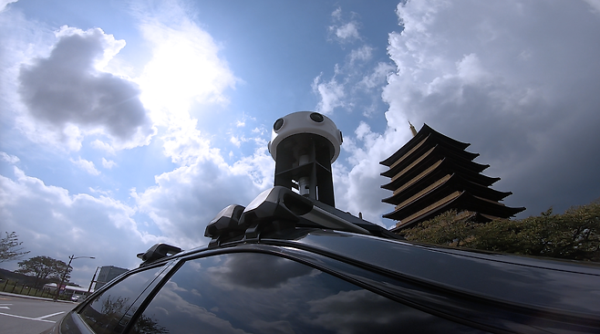 네이버랩스 자체개발 매핑 장비 P1 [네이버 제공]