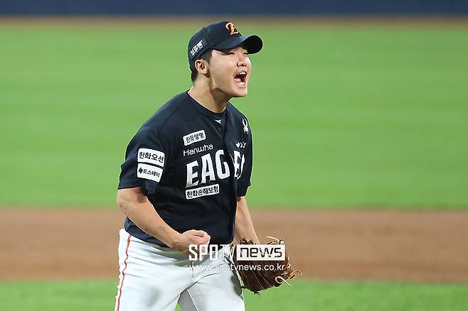 ▲ 향후 선발 투수로 완성됐을 때의 모습이 기대를 모으는 정우주 ⓒ곽혜미 기자