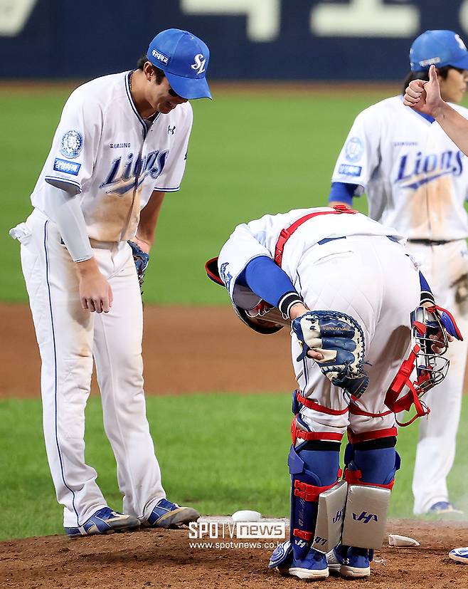 ▲ 김영웅 강민호 ⓒ곽혜미 기자