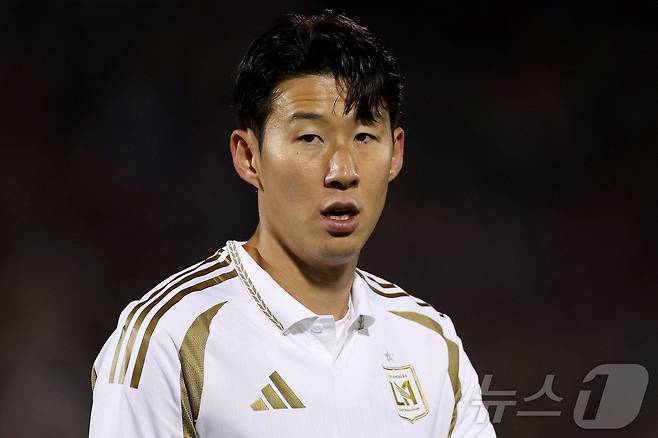 LA FC의 손흥민. ⓒ AFP=뉴스1