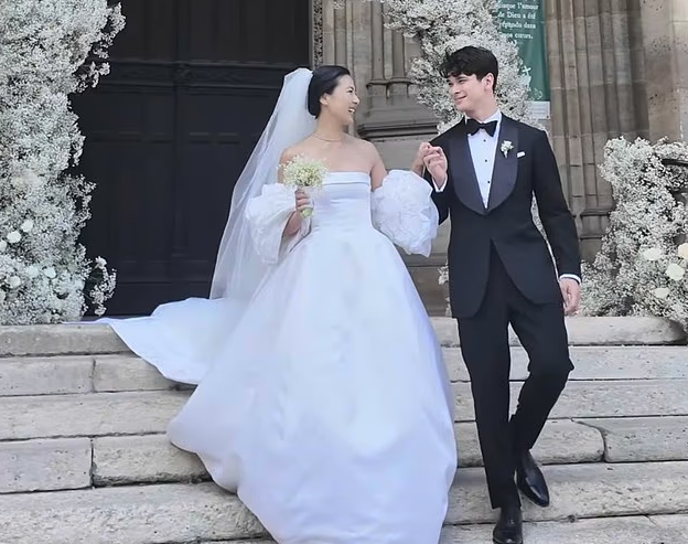 션 태핀 드 지방시가와 정다혜 씨. 인스타그램