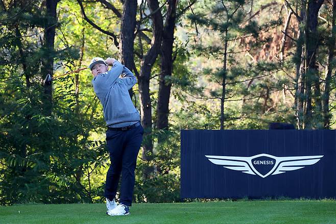 [서울=뉴시스]제네시스 챔피언십 나선 임성재. (사진=KPGA 투어 제공)