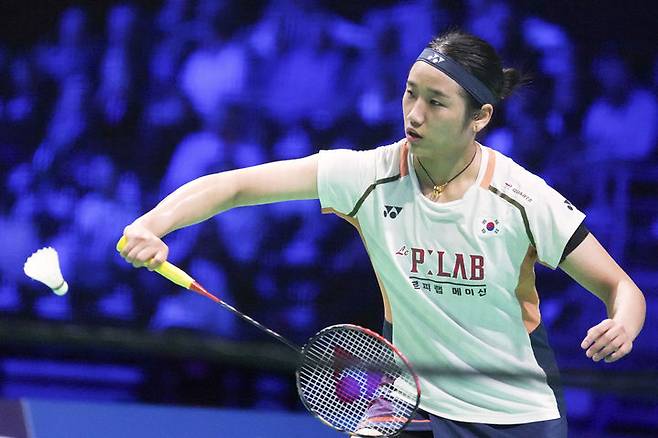 [오덴세=AP/뉴시스] 배드민턴 안세영. 사진은 지난 2025 세계배드민턴연맹(BWF) 월드 투어 슈퍼 750 덴마크오픈 당시. 2025.10.19.
