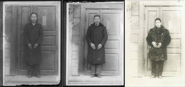 왼쪽부터 우덕순, 조도선, 유동하. 국사편찬위원회