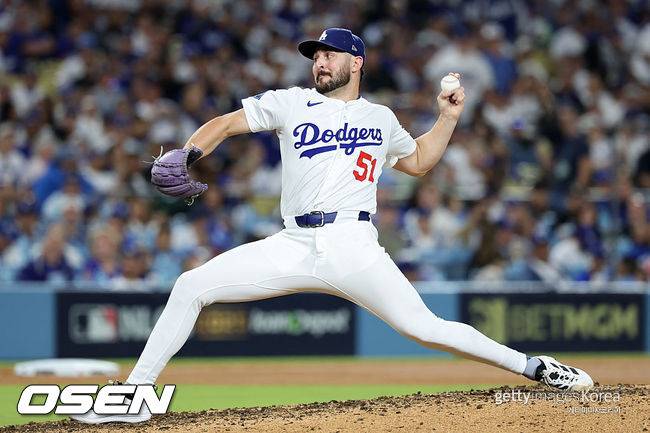 [사진] LA 다저스 알렉스 베시아. ⓒGettyimages(무단전재 및 재배포 금지)