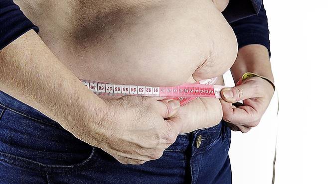 비만으로 뱃살이 나온 이미지. 사진 픽사베이(Pixabay)
