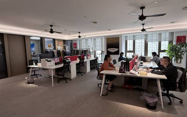 상하이 구베이상업지구에 위치한 윤네트웍스. 이지민기자