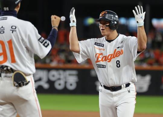 노시환 적시타. 사진[연합뉴스]