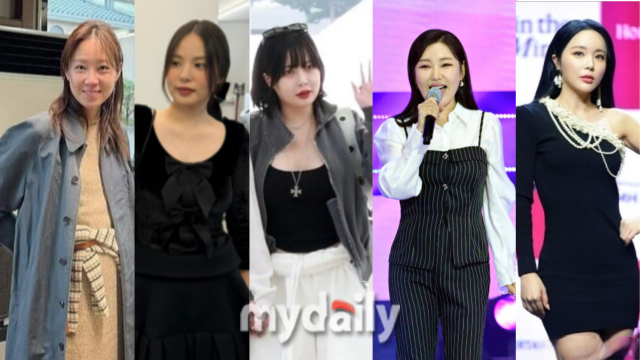 공효진(왼쪽부터), 민효린, 현아, 송가인, 홍진영. / 마이데일리 DB, 공효진, 민효린 인스타그램