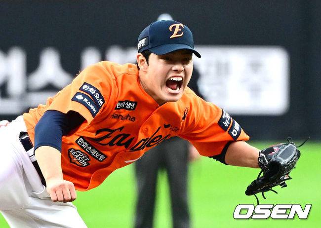 [OSEN=지형준 기자] 한화 문동주. 2025.10.18 / jpnews@osen.co.kr