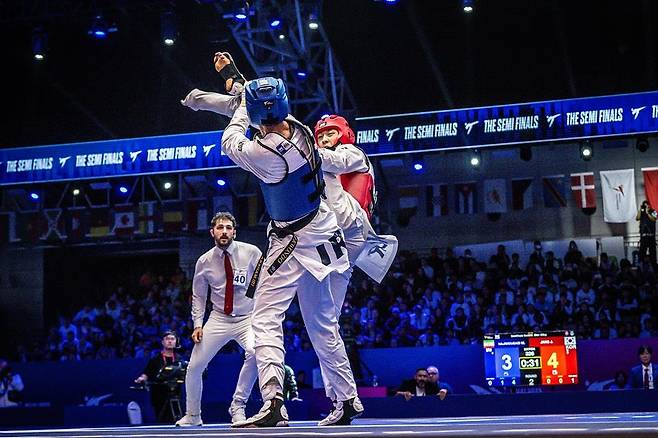태권도 국가대표 장준(오른쪽) [세계태권도연맹 제공. 재배포 및 DB 금지]