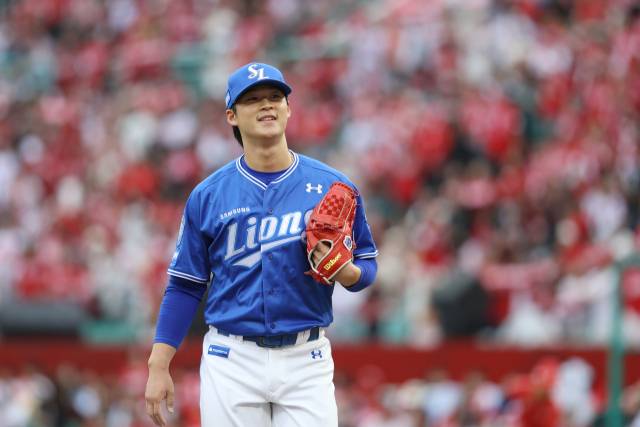 삼성 라이온즈의 이호성. 삼성 제공