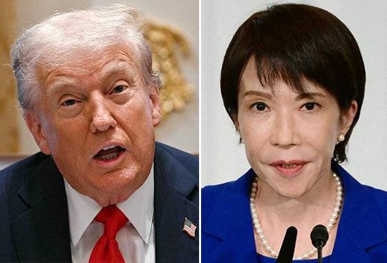 도널드 트럼프 미국 대통령(왼쪽)과 다카이치 사나에 일본 총리. 사진=뉴스1