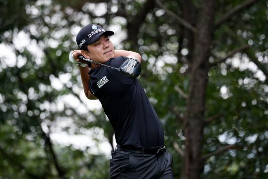 이정환의 경기 모습. /KPGA