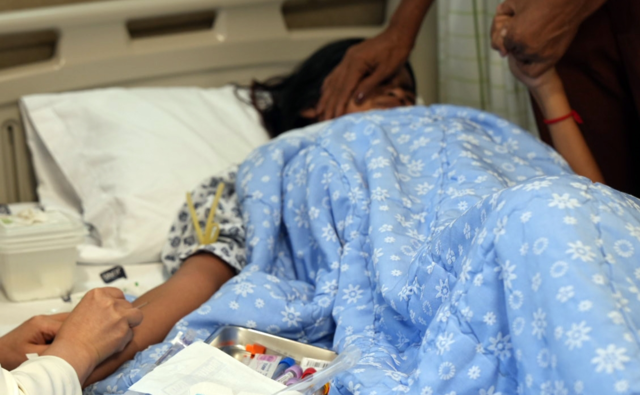 구세군 심장수술 지원 1010번째 수혜자 쏙 리나(18) 양. 구세군 한국군국 제공