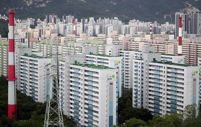서울 노원구 상계동의  한 아파트단지 [연합]