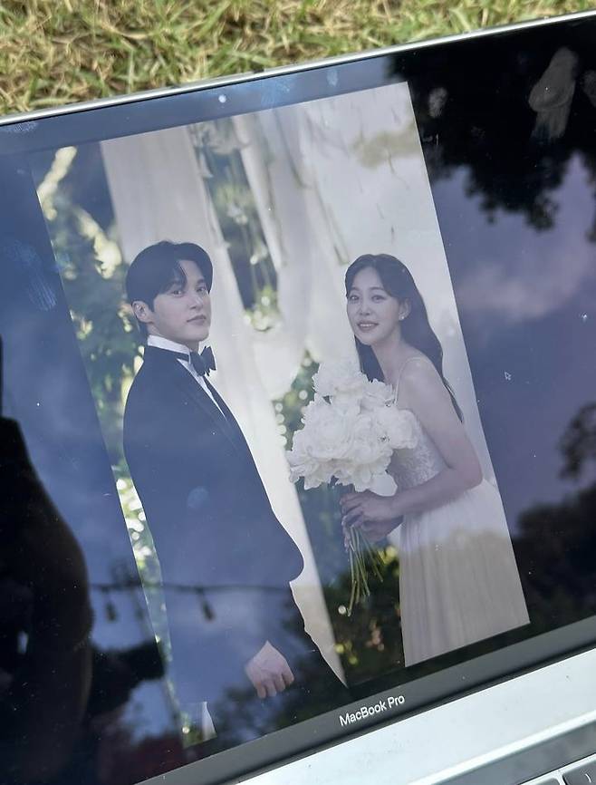 [서울=뉴시스] 윤선우, 김가은. (사진=김가은 인스타그램 캡처) 2025.10.26. photo@newsis.com *재판매 및 DB 금지