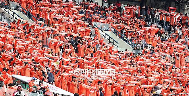 ▲ 26일 1차전에서 패한 한화는 27일 2차전 설욕을 다짐한다 ⓒ곽혜미 기자