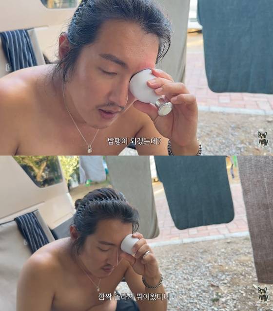 '암 투병' 민지영, 캠핑카로 해외 여행 중 ♥김형균 부상 "죽다 살아나"