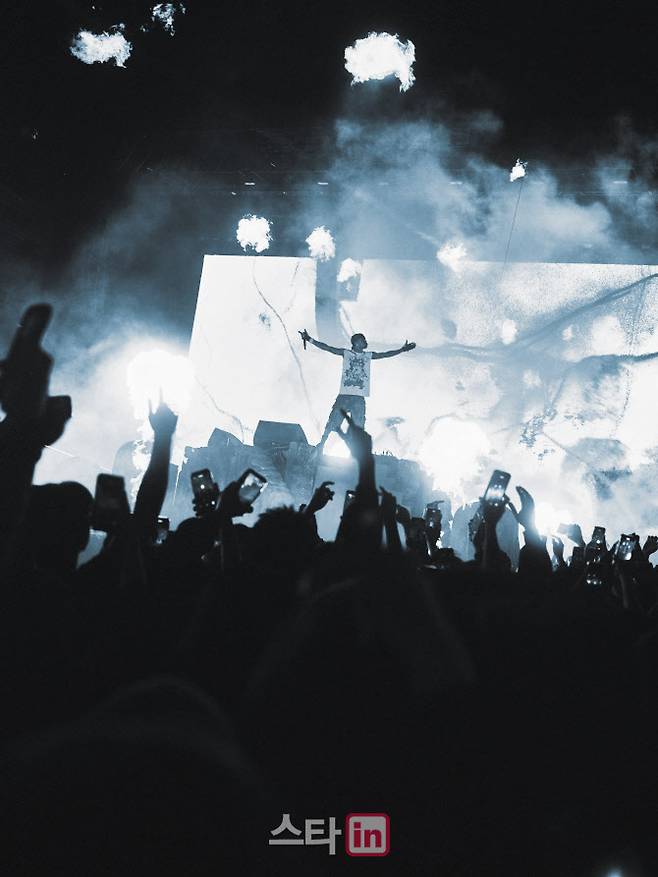 트래비스 스캇 내한공연 현장(사진=Khan jaehun)