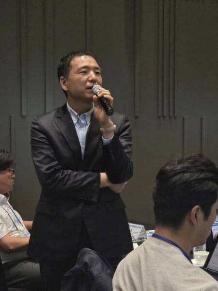 심승배 국가AI전략위원회 국방·안보분과장이 국가AI전략위원회 워크샵에서 발언하고 있는 모습 (사진=임문영 국가AI전략위원회 부위원장 페이스북)