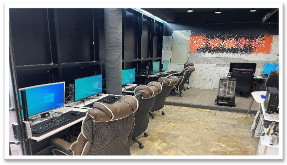 경찰에 적발된 불법도박장(화면제공 : 제주경찰청)