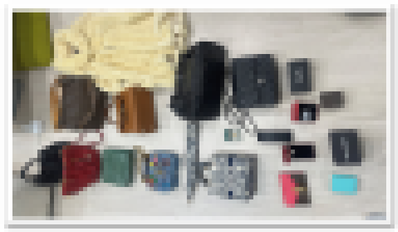 명품 가방 등을 담보로 도박 자금을 빌려주며 도박장을 운영한 피의자들 (화면제공 : 제주경찰청)