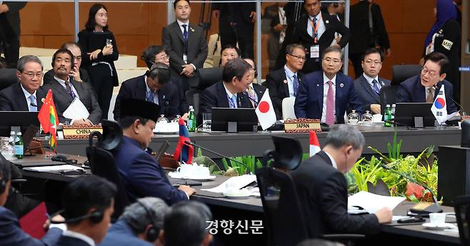 이재명 대통령이 27일 말레이시아 쿠알라룸푸르 컨벤션센터에서 열린 아세안+3 정상회의에 참석해 있다. 2025.10.27 김창길 기자