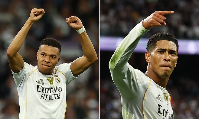 음바페(왼쪽부터), 벨링엄