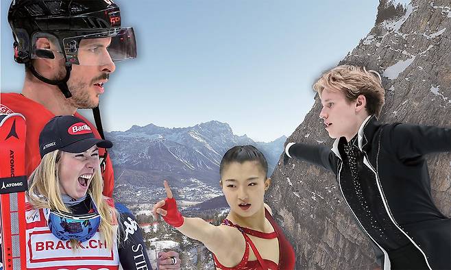 시드니 크로스비(왼쪽부터), 시프린, 사카모토 가오리, 일리야 말리닌